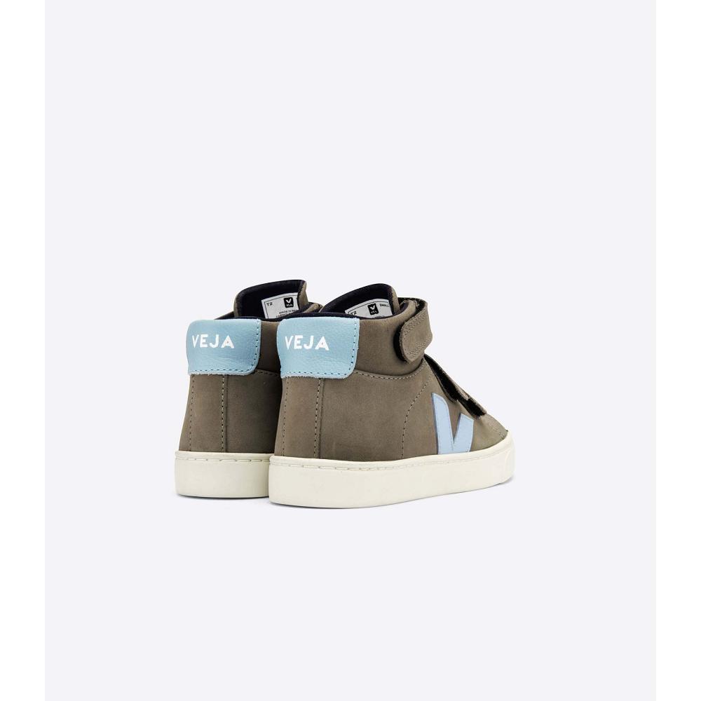 Veja ESPLAR MID NUBUCK Kids' High Tops Grey | NZ 695ZUT